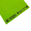 Bottom of 12 x 16 green recycled Mailing Bag