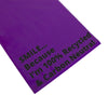Bottom of 10 x 14 purple recycled Mailing Bag