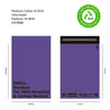 Design of purple recycled Mail Bag 15 x 18 inches for packaging products